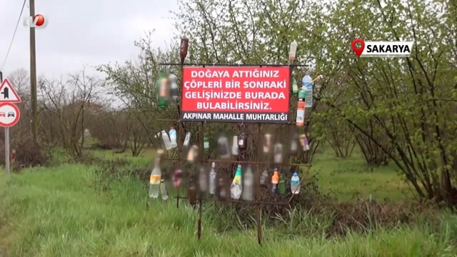 Yol Kenarına Atılan Çöpleri Bakın Ne Yaptı