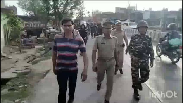 थाना मगोर्रा के आने वाले गांव रसूलपुर में निकाला गया फ्लाइंग मार्च