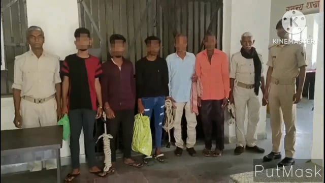 पुलिस ने विभिन्न मामले में विभिन्न जगहों से पांच आरोपी को किया गिरफ्तार भेजा न्यायालय