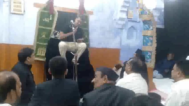 वाराणसी  सिय्या समुदाय की मजलिस किया गया आयोजन    माजिद  अखतर  जिला  बनारस 