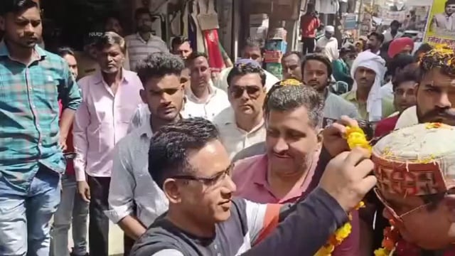 लक्सर में सभी धर्म संप्रदाय का उमेश कुमार को पूर्ण समर्थन....