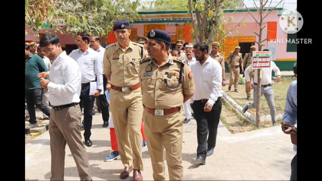 आयुक्त आगरा मंडल फिरोजाबाद के साथ लोकसभा चुनाव को 100 कुशल व शांतिपूर्वक संपन्न करने हेतु