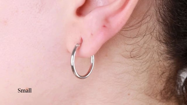 Classic Gold Hoops - Video