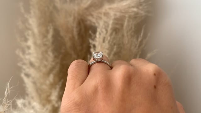 2.62ct Cushion Engagement Ring - Video