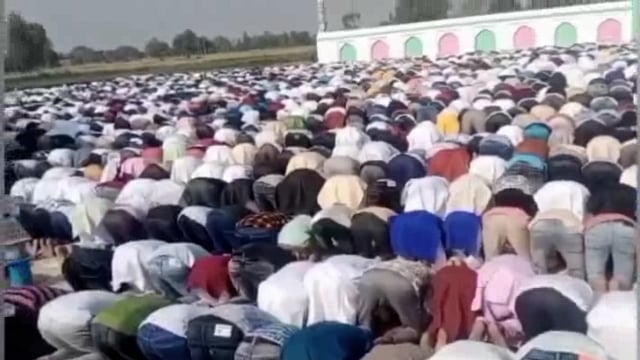 जलालाबाद नगर एवं विधानसभा क्षेत्र में बड़े ही हर्ष उल्लास के साथ अदा की गई,ईद उल फितर की नमाज