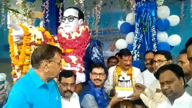 मथुरा में धूमधाम से मनाई गई भारत रत्न बाबा साहेब डॉक्टर भीमराव अंबेडकर की 133वीं जयंती