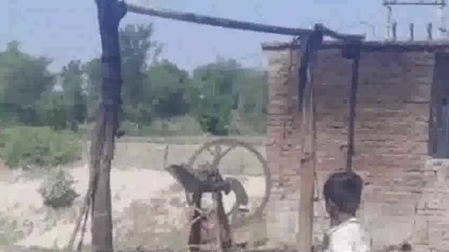 घूर में सुलग रही आग से एक छप्पर में लगी आग दो भैंस झुलस गई।