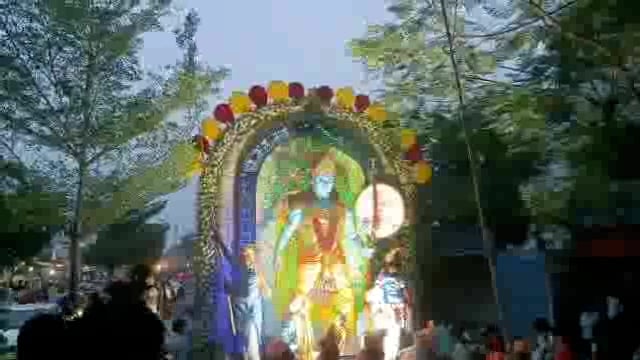 उदगीर शहरात श्रीराम नवमी निमित्त भव्य शोभा यात्रा