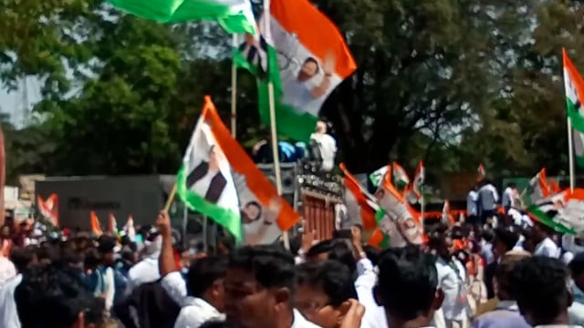 କୋରାପୁଟ ରେ  କଂଗ୍ରେସ ପାର୍ଟି ର ବିରାଟ ରେଲି ରେ ପାର୍ଥି ପତ୍ର ଦାଖଲ l