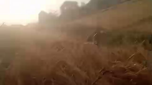 मानिकपुर थाना क्षेत्र के रसूलपुर बडेरा गांव में तेजी लाल ने गेंहू मड़ाई के लिये रख्खी फसल में लगी अचानक आग जल कर हुई राख,