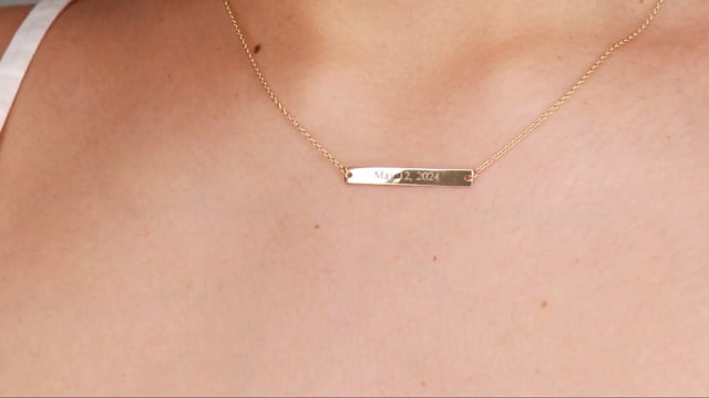 Bar Necklace - Video