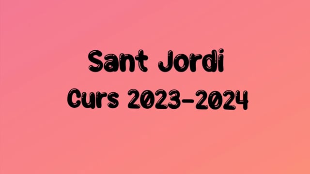 2324 - Sant Jordi - Acte inaugural