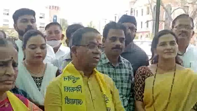 पालघर लोकसभा क्षेत्रासाठी बहुजन विकास आघाडीकडू  बोईसर विधानसभेचे आमदार राजेश पाटील यांनी आज अर्ज दाखल केला यावेळी 