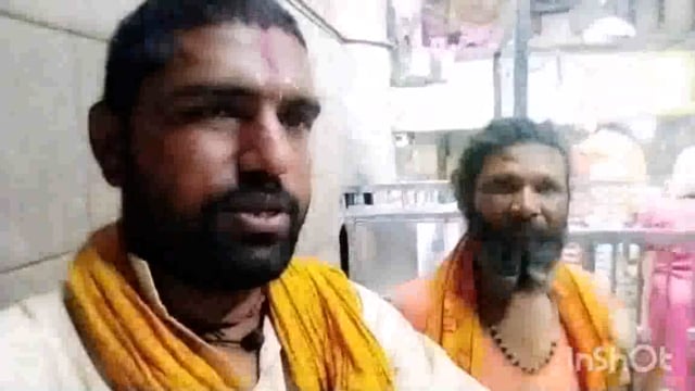 आगरा गौ पुत्र संत धर्मदास महाराज ने मनकामेश्वर मंदिर मैं त्रिशूल हमेशा के लिए अपने हाथों में थामा