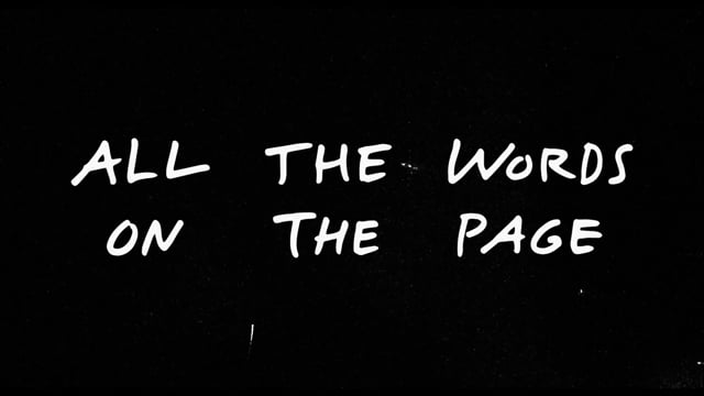 All the Words on the Page Trailer