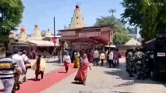 गृहमंत्री अमित शहा यांचा दौरा दोन उमेदवार आढावा बैठक घेऊन श्री अंबाबाई दर्शन घेतले 