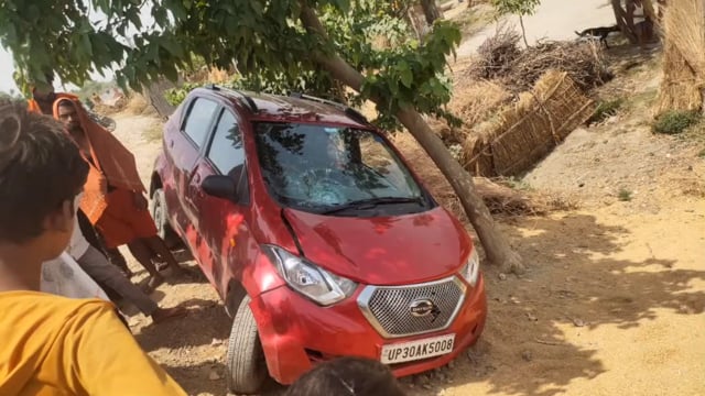 Bahraich : बहराइच गंगा पुरवा से बड़ी खबर होते-होते बचा भीषण सड़क हादसा 