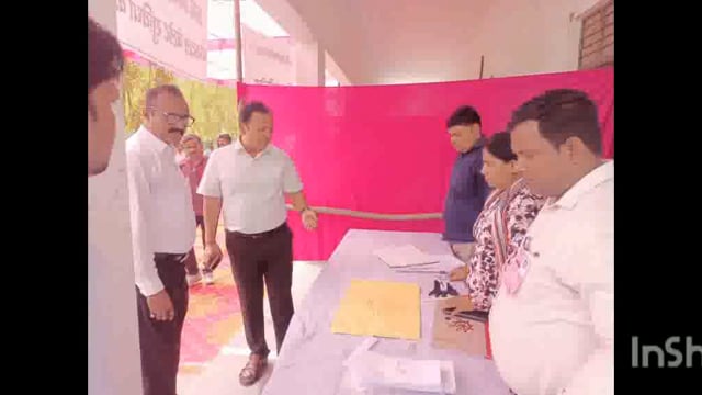 जिलाधिकारी के द्वारा मतगणना स्थलों का किया गया निरीक्षण