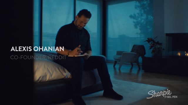 Sharpie S-Gel "Alexis Ohanian", directed by Rick Wayne