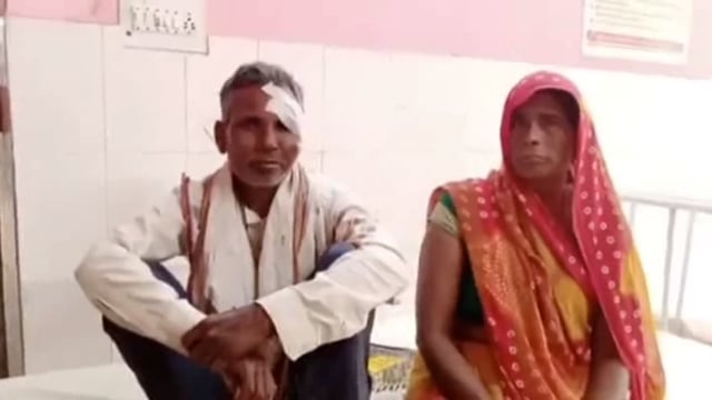 जलालाबाद के 12 पत्थर पर दो मोटरसाइकिलो की आमने सामने हुई टक्कर एक व्यक्ति हुआ घायल दूसरा बाइक चालक फरार।