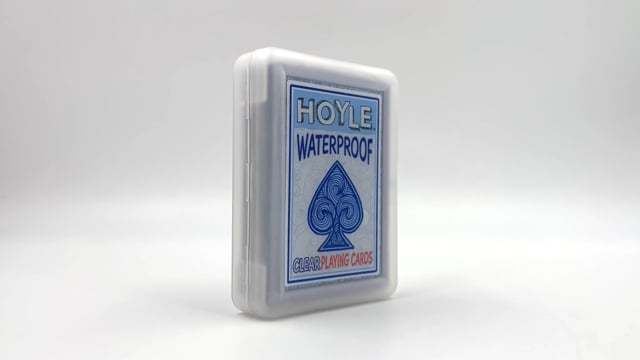 Video Hoyle Waterproof Clear Playing Cards