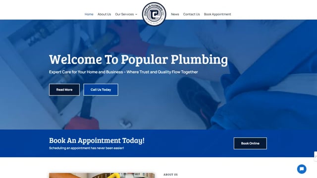 Plumber Web Design & SEO