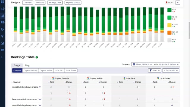 Microblading SEO – Case Study 1