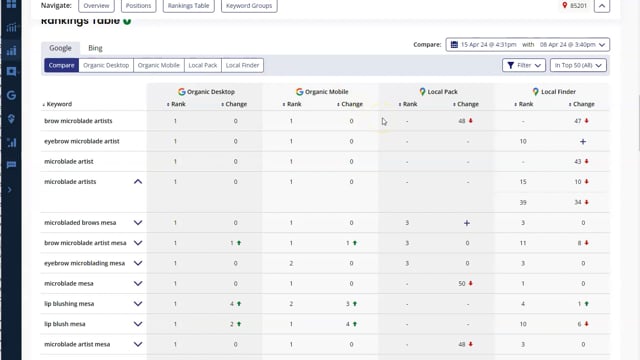 Microblading SEO – Case Study 2