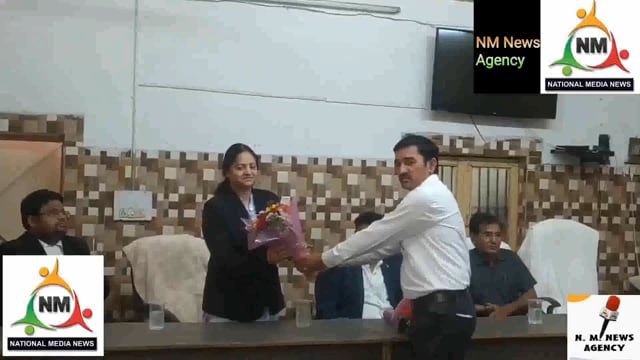 लक्सर बार सभागार में एडवोकेट एसोसिएशन द्वारा न्यायधिसो को दी गई विदाई 