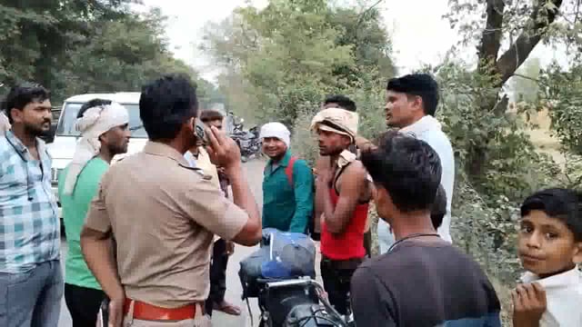 गुरुचरण थाना कांड गांव कटैया कुन्या निवासी,बुधुआ नगला के पास बाइक फिसलने से युवक हुआ घायल हालत गंभीर म्याऊं के जिला अस्प