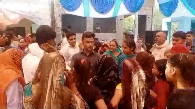 मिशनरी से जुड़े लोग कर रहे थे दरवै में सत्संग हिंदूवादी नेता व मोके पर पहुची पुलिस