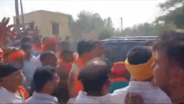 Bahraich : अंबेडकर नगर में विधायक अभय सिंह अमित शाह की जनसभा में पहुंचे विधायक अभय सिंह गोसाईगंज से विधायक हैं अभय सिंह