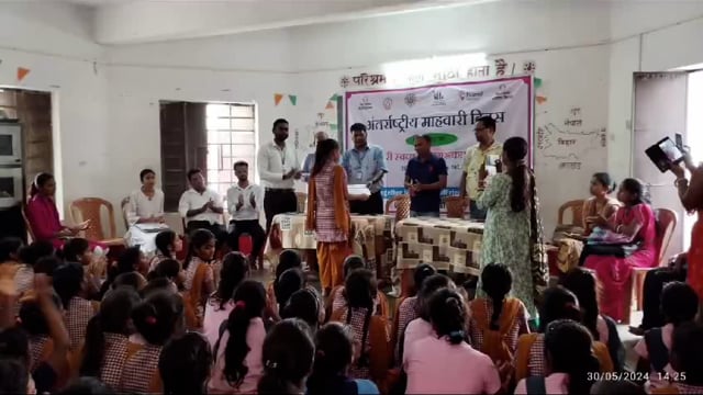 अंतरराष्ट्रीय महावारी दिवस पर प्रतियोगिता का हुआ आयोजन