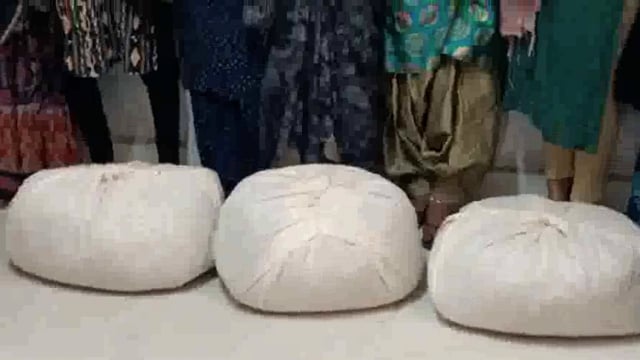 गांजे की बड़ी खेप के साथ एक व्यक्ति सहित सात महिलाएं गिरफ्तार