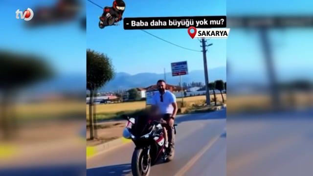 Küçük Çocuklara Motosiklet Kullandırıp Sosyal Medyada Paylaştılar