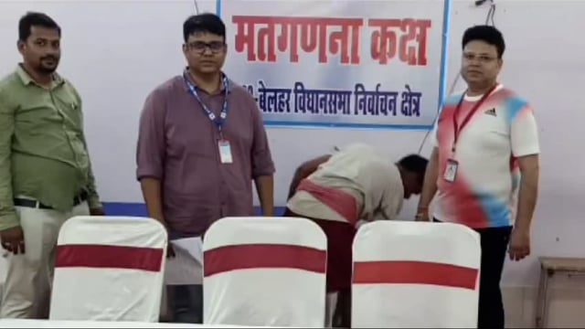 मतगणना के दौरान थ्री लेयर सुरक्षा व्यवस्था; पी बी एस काॅलेज रोड पर सभी वाहनों प्रवेश निषेध