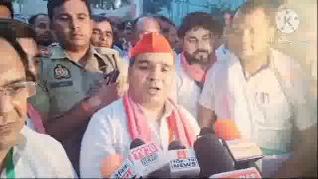 लोकसभा चुनाव में सदर लालगंज सीटों पर सपा का कब्जा सासंद धर्मेंद्र यादव ने मीडिया से किया वार्ता