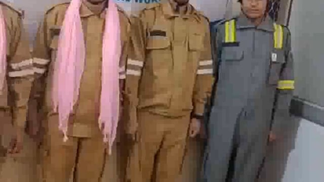 जीआईसी मथुरा कालिंदी द्वारा सेल्यूट टू साइलेंट हीरोज प्रोजेक्ट के अंतर्गत अग्निशमन विभाग कर्मचारी का स्वागत सम्मान किया