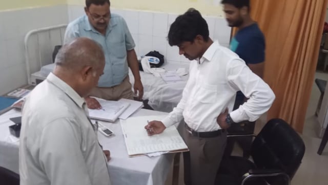 रुदावल हॉस्पिटल का sdm ने किया निरिक्षण, सफाई को लेकर दिए निर्देश 