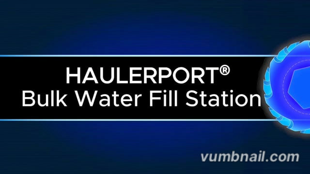 The HAULERPORT® Bulk Water Control Station