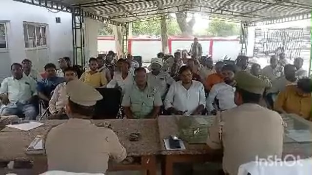 त्योहारों के मद्देनजर पीस कमेटी की बैठक का हुआ आयोजन