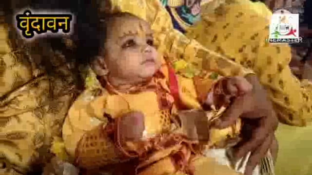 भागवत कथा में धूमधाम से मना कृष्ण जन्मोत्सव, लुटाए गए खेल खिलौना, फल फ्रूट।   