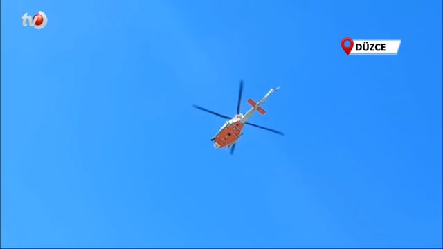 Arama Çalışmalarına Helikopter Katıldı