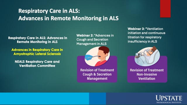 Respiratory Care in ALS: Advances in Remote Monitoring in ALS Screen Grab
