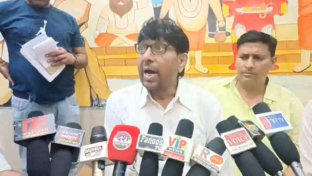 भाजपा प्रत्याशी करतार सिंह भड़ाना ने की प्रेस कांफ्रेंस 