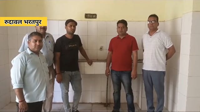सीएचसी रुदावल पर समृद्ध भारत अभियान ने लग बाया वाटर कूलर, रोगियों को मिलेगा पेयजल 