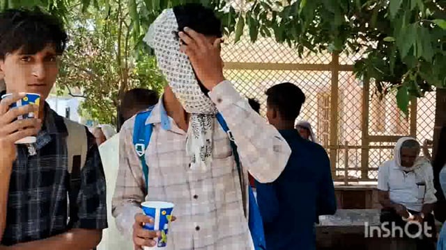 वृंदावन निर्जला एकादशी के उपलक्ष में राहगीरों को कराया गया जलपान