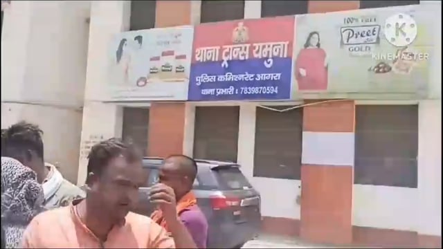 टेडी बगिया रामबाग आगरा पर पंडित ओम शर्मा के शिव मंदिर को सामाजिक तत्वों ने खंडित किया