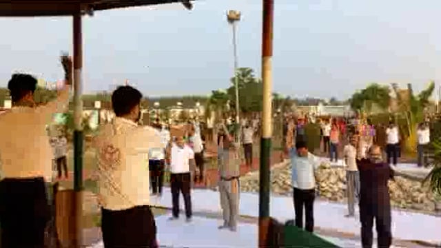 भामाशाह पार्क में प्रशासनिक कार्यक्रम का आयोजन,सरस्वती शिशु मंदिर व अन्य विभिन स्थानों पर साधकों के द्वारा किया गया गोग 