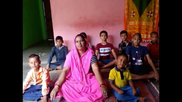 बाल विकास परियोजना, राया के आंगनबाड़ी केंद्रों पर मनाया गया अंतर्राष्ट्रीय योग दिवस